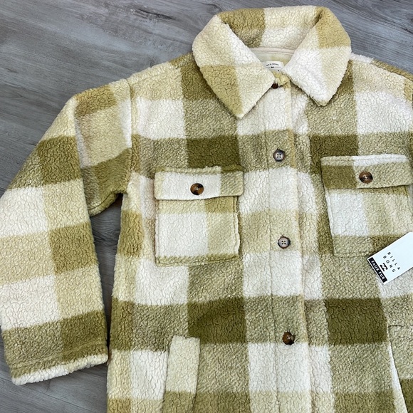 🔆BILLABONG🔆 FAIRBANKS FLEECE JACKET SO SOFT - Picture 13 of 15